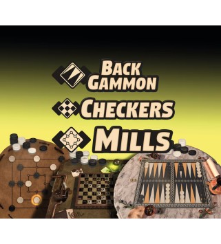 Backgammon + Checkers + Mills Steam Key GLOBAL